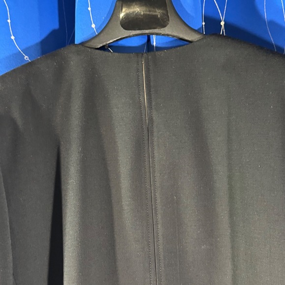 Tahari Arthur S Levine Black Zip Front Blazer Jacket Women's Size 16 - Picture 8 of 9